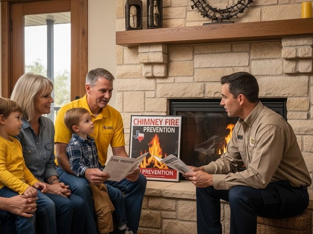 chimney fire prevention family