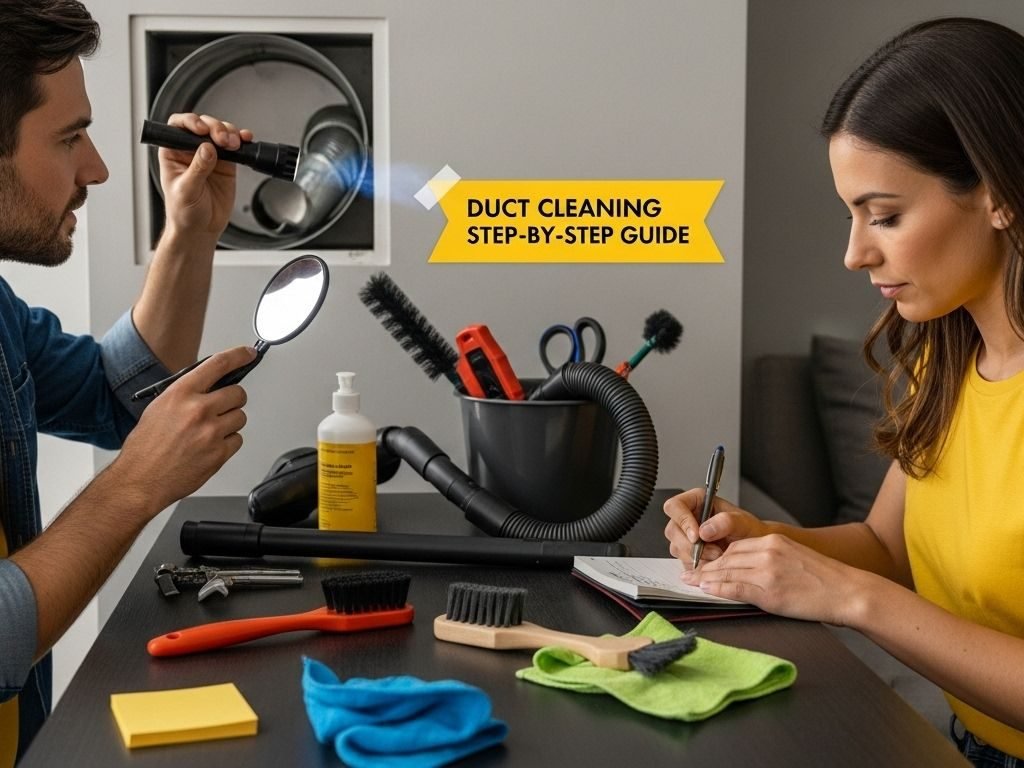 duct cleaning step assessment