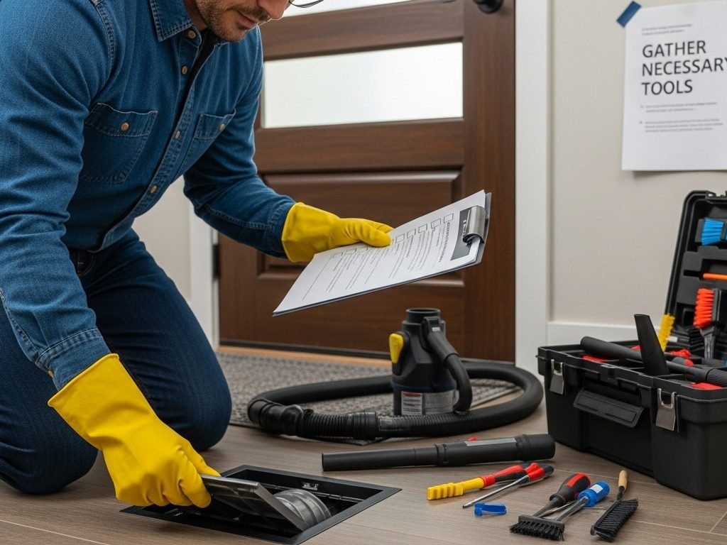 home duct cleaning checklist