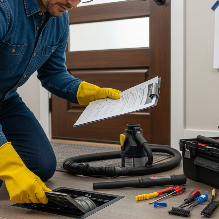 Homeowner Duct Cleaning Checklist for a Healthier Home