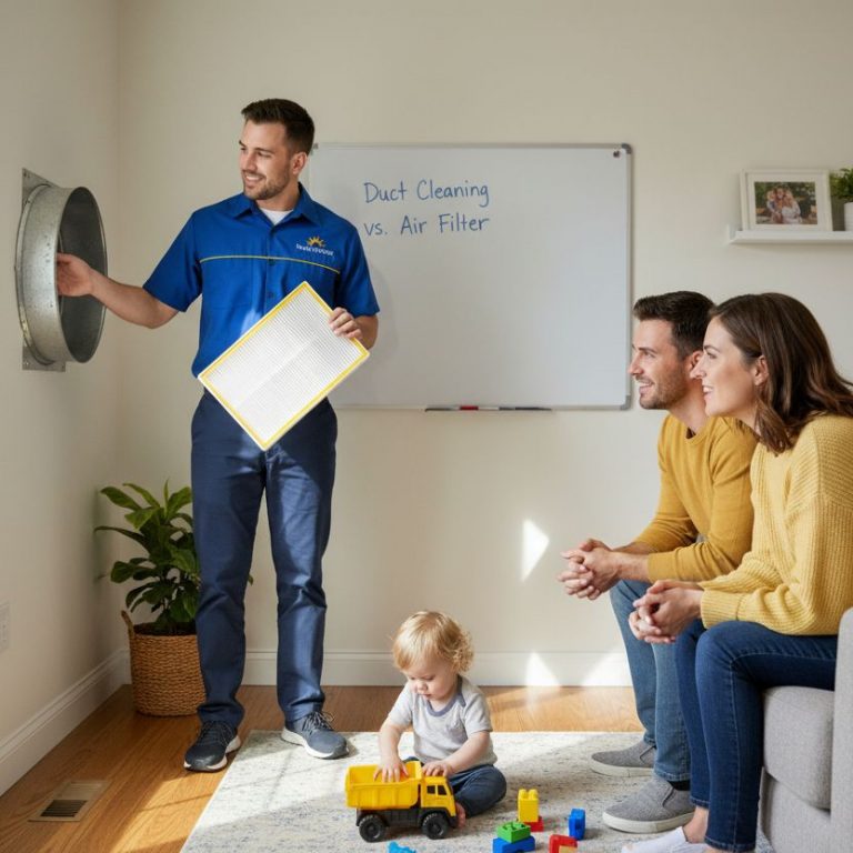 Understanding Duct Cleaning vs. Air Filter Effectiveness