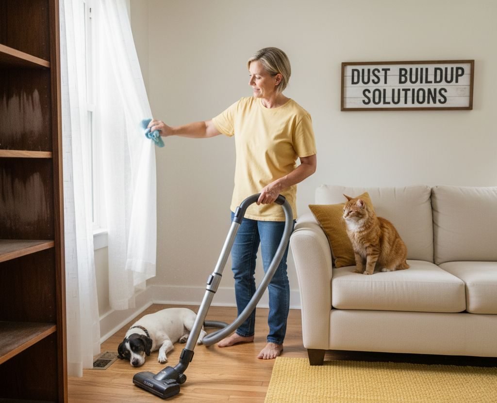 dust buildup solutions kitchen cleaning