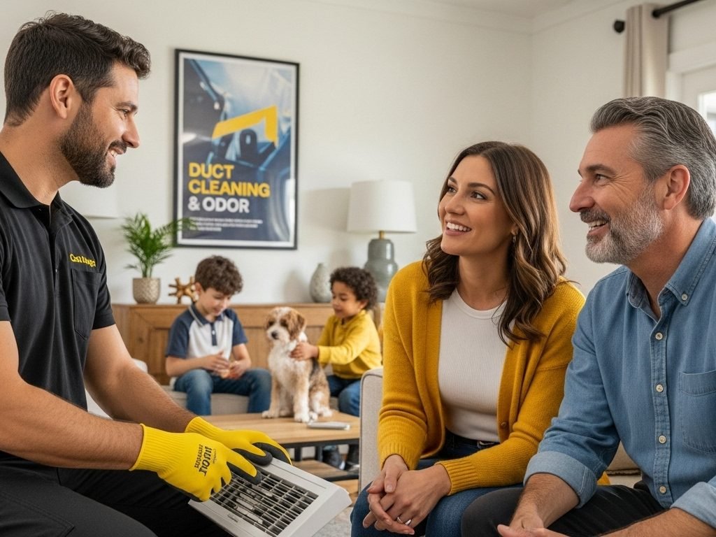 duct cleaning odors