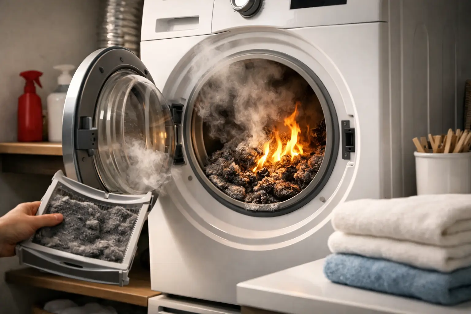 How to Prevent Dryer Fires at Home