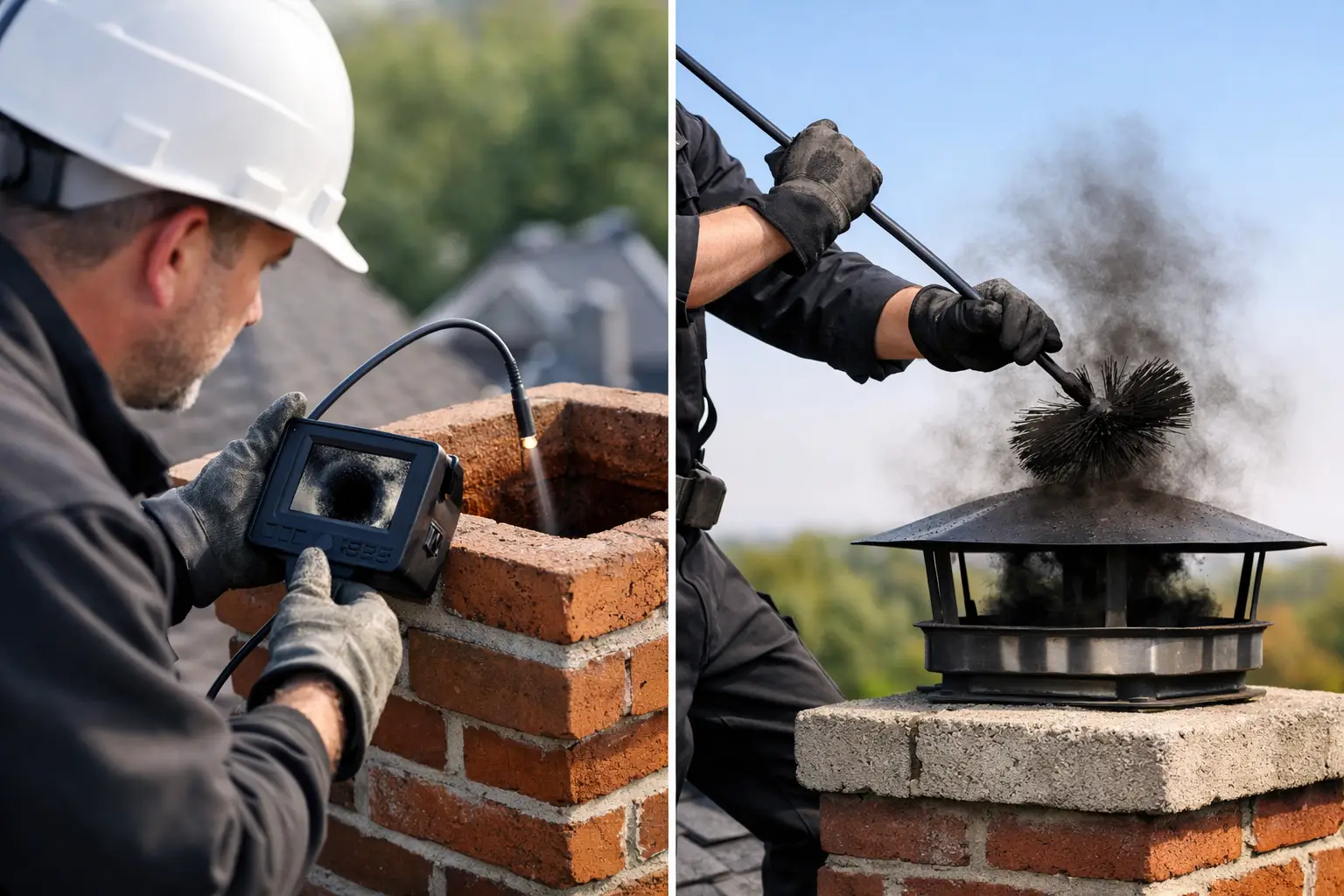 Chimney Inspection vs Sweeping: What You Need