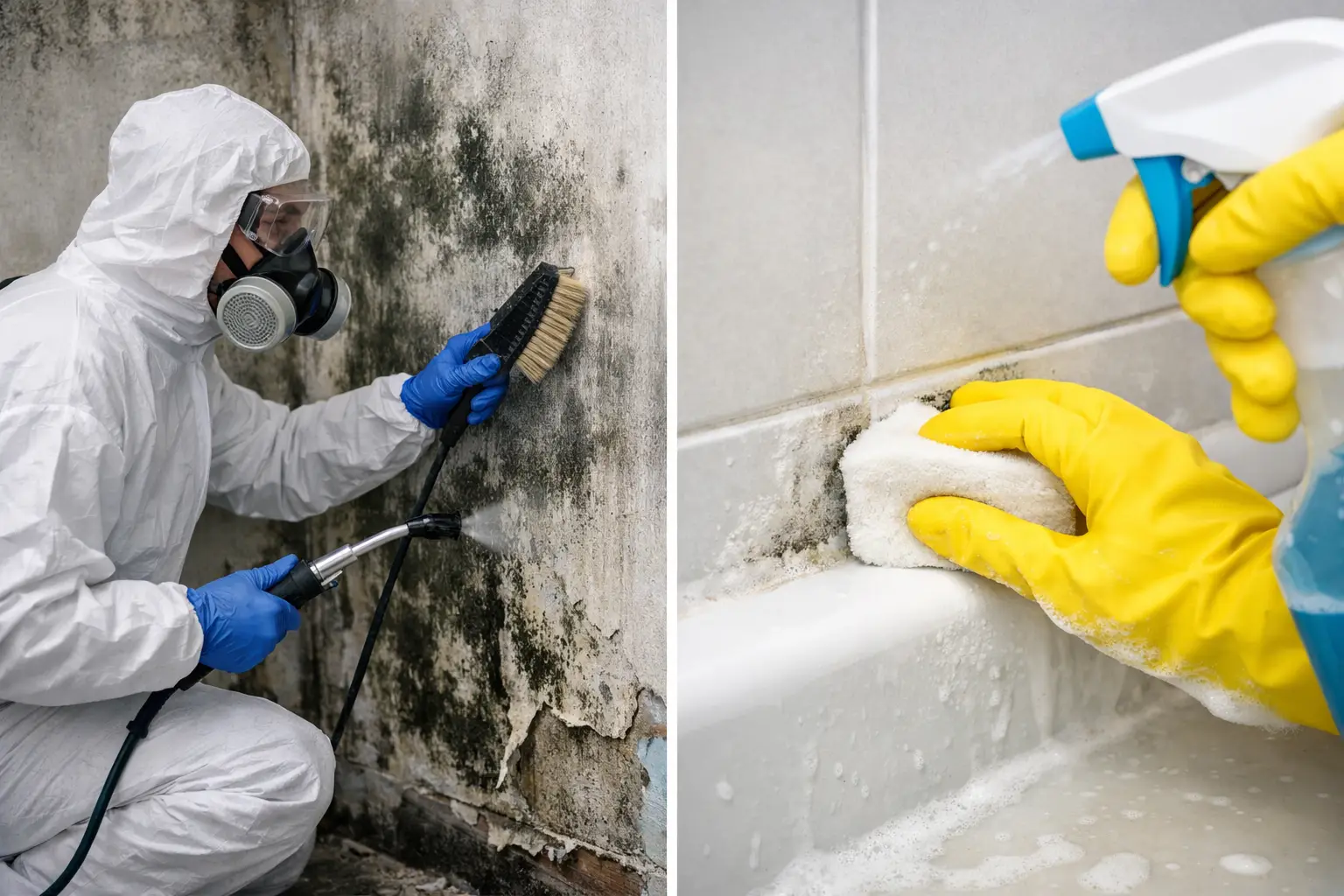 Mold Remediation vs Mildew Removal