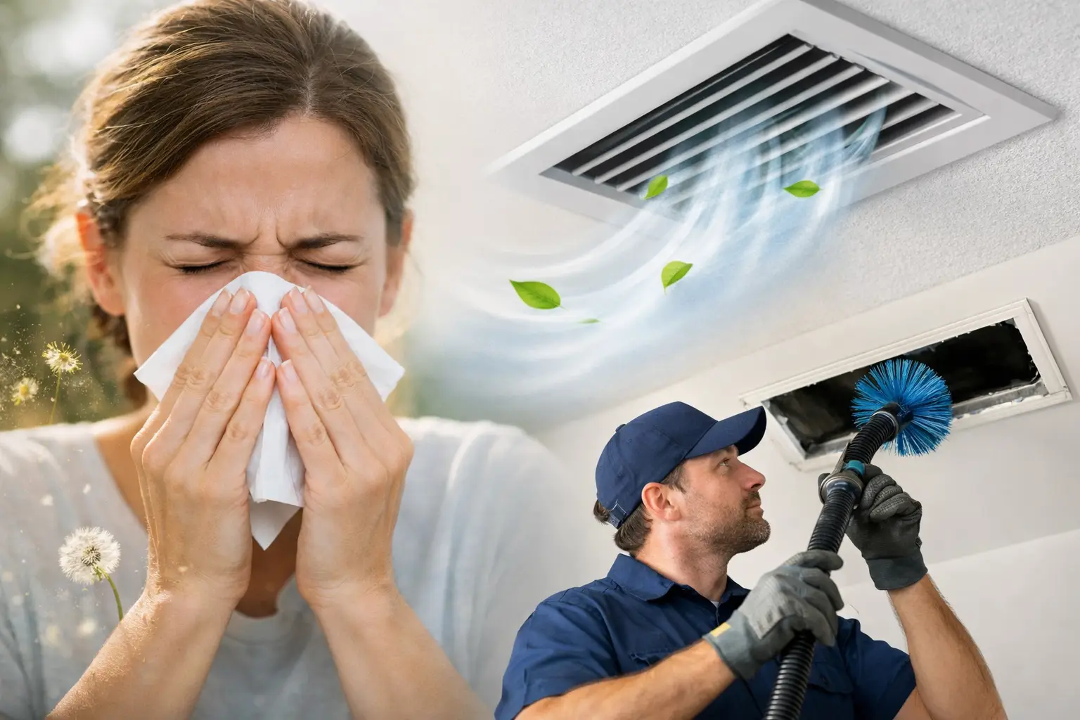Allergy Relief Through Duct Cleaning